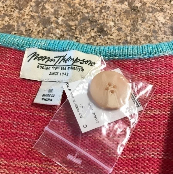 Plus Size Colorblock Sweater Vest Button Down Size 1X Cardigen Vest - Picture 4 of 6